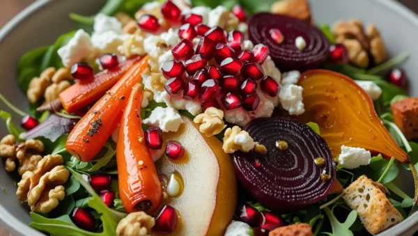 Sałatka z kozim serem