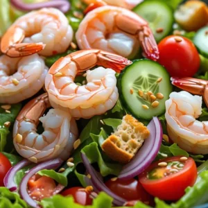 Sałatka z krewetkami