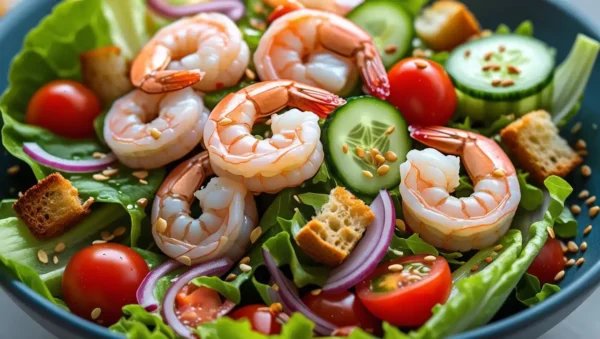 Sałatka z krewetkami